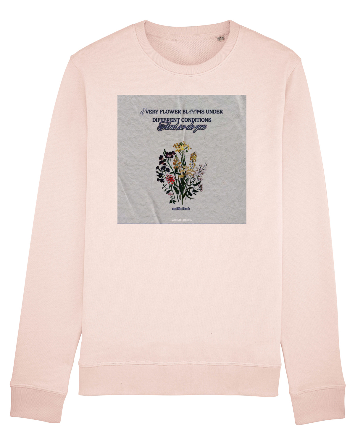 Bluză mânecă lungă Unisex Rise Candy Pink
