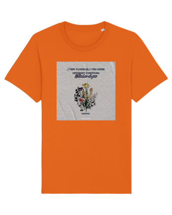 Every flower blooms under different conditions Bright Orange