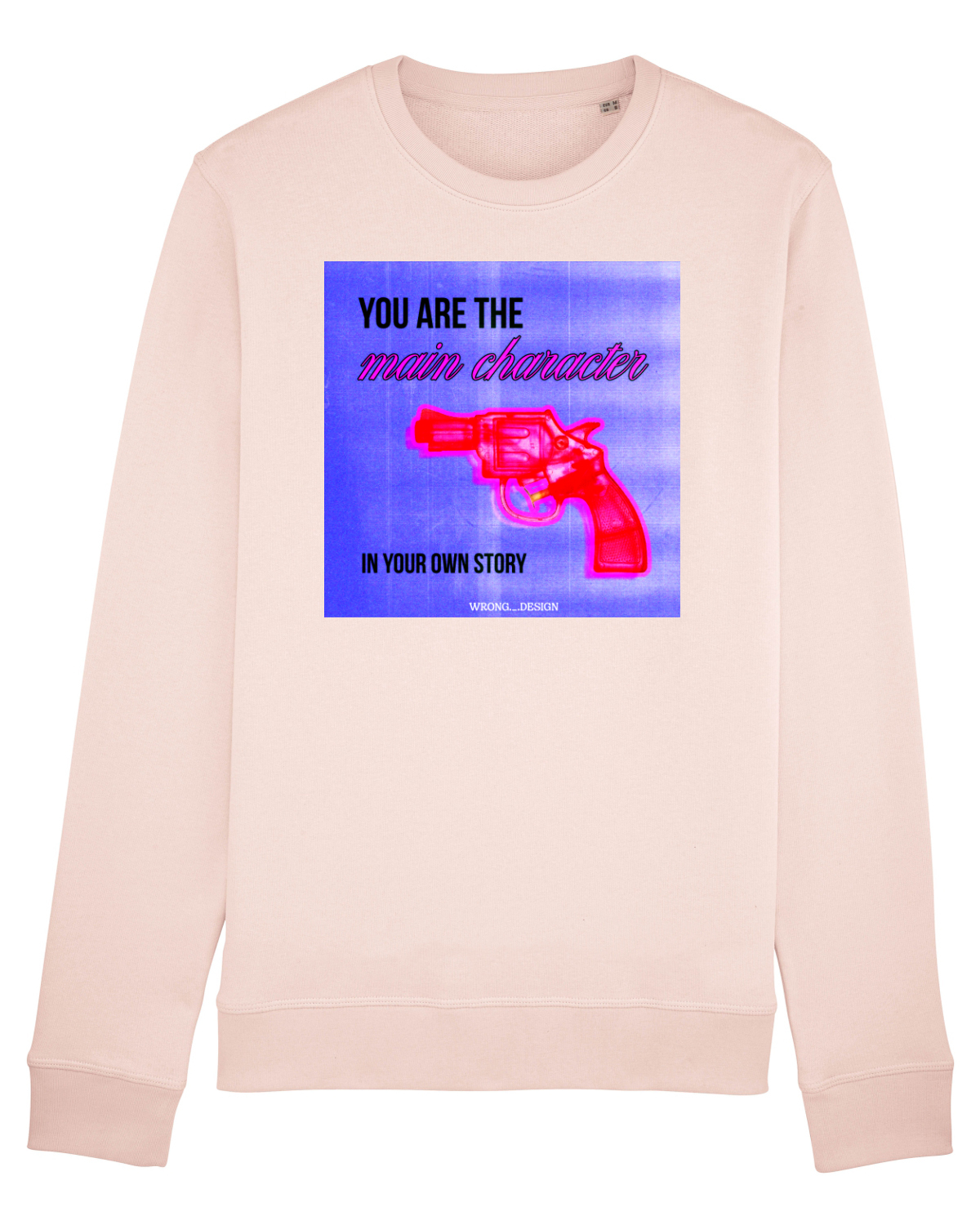 Bluză mânecă lungă Unisex Rise Candy Pink
