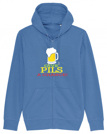 Give pils a chance Bright Blue