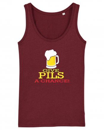 Give pils a chance Burgundy