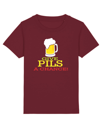 Give pils a chance Burgundy