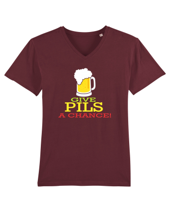 Give pils a chance Burgundy