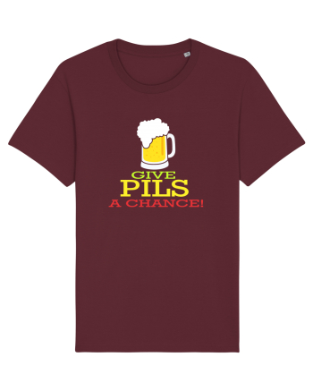 Give pils a chance Burgundy