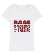 Rage against Tricou mânecă scurtă guler V Damă Evoker