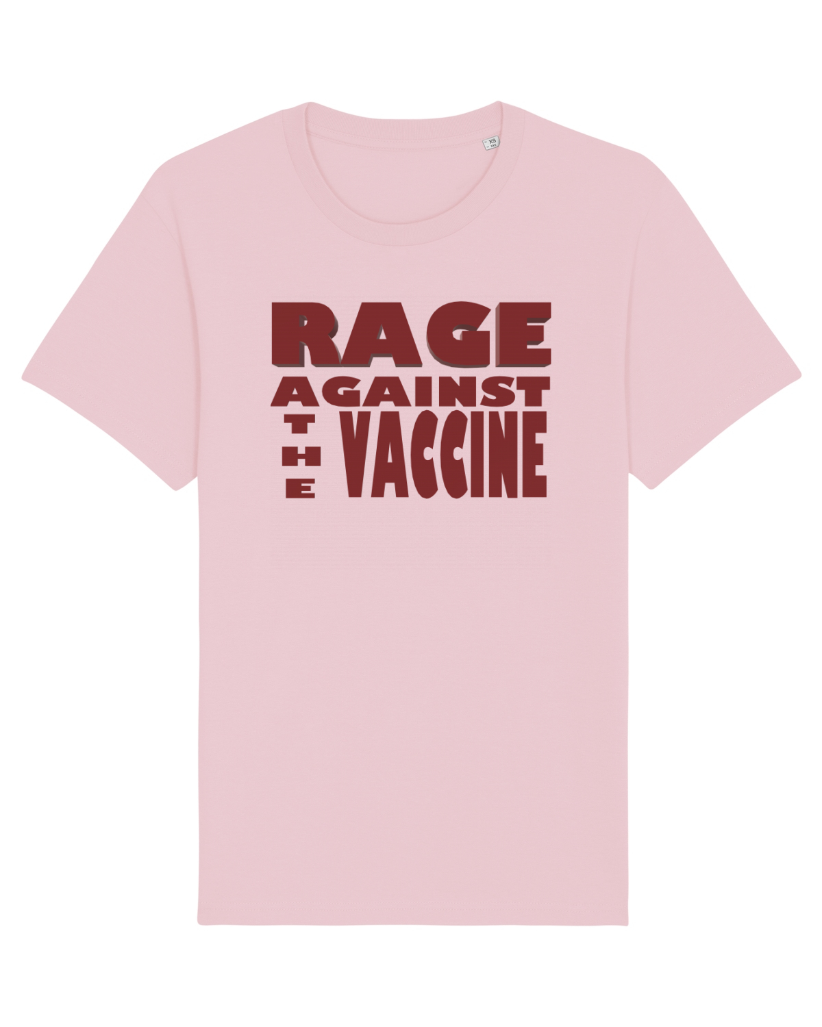 Tricou mânecă scurtă Unisex Rocker Cotton Pink