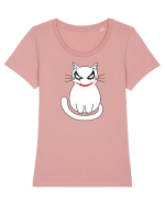 Kitty Tricou mânecă scurtă guler larg fitted Damă Expresser