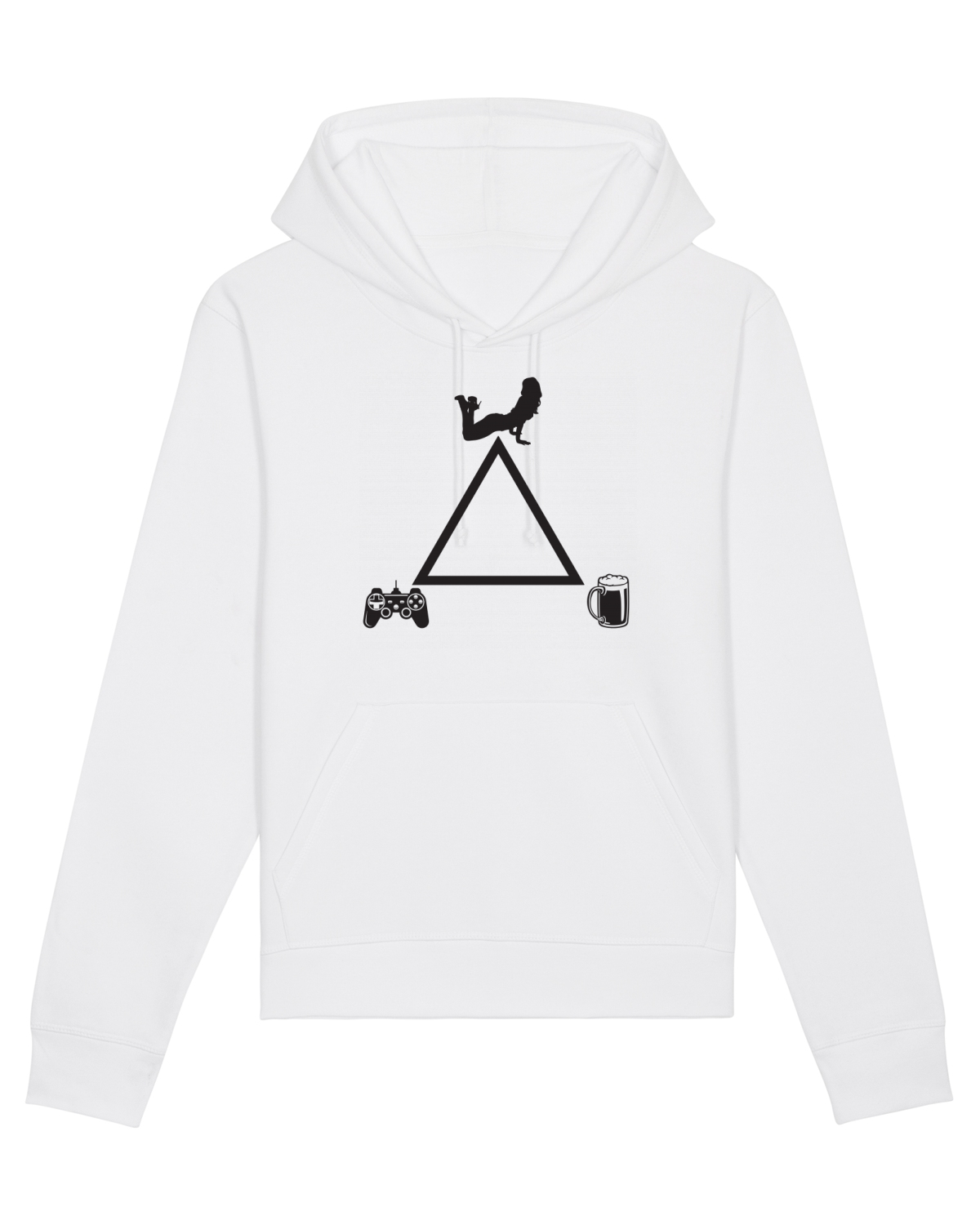 Hanorac Unisex Drummer White