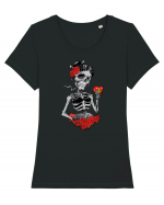 Señorita Lockheart Tricou mânecă scurtă guler larg fitted Damă Expresser