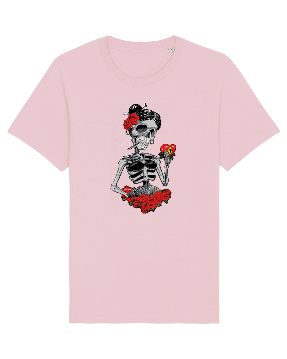 Tricou mânecă scurtă Unisex Rocker Cotton Pink