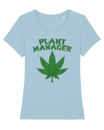 Plant Manager Trippy Green Sky Blue
