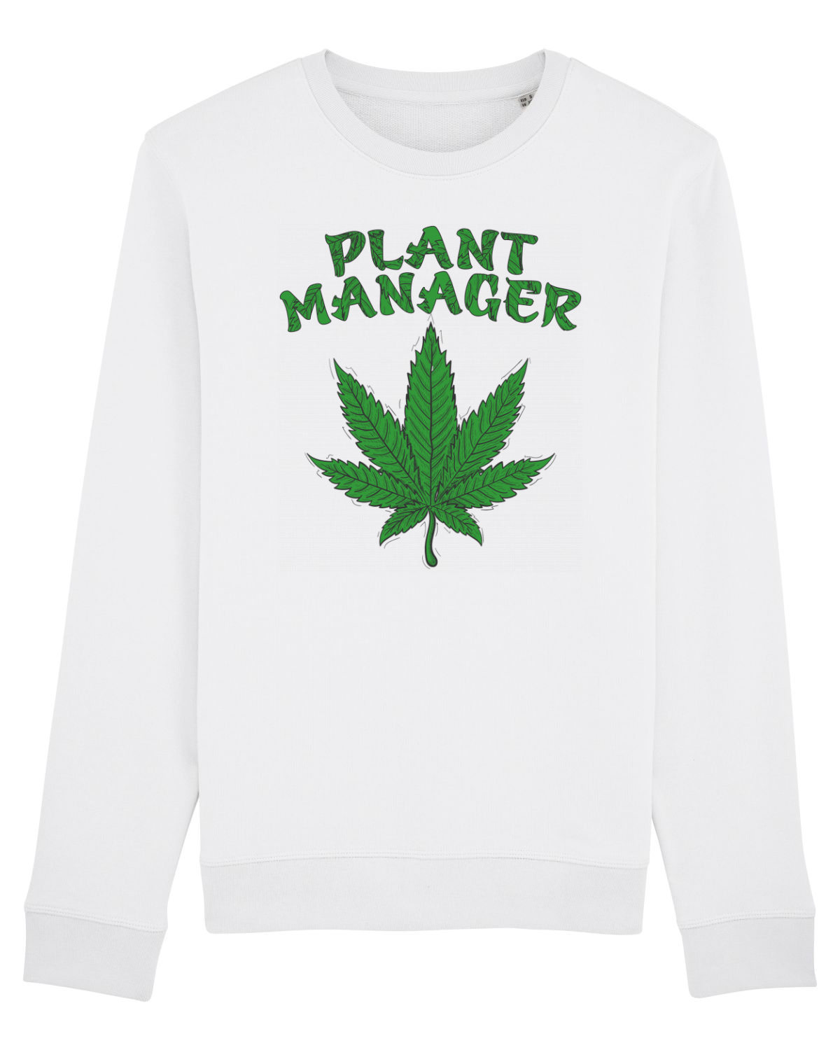 Bluză mânecă lungă Unisex Rise White