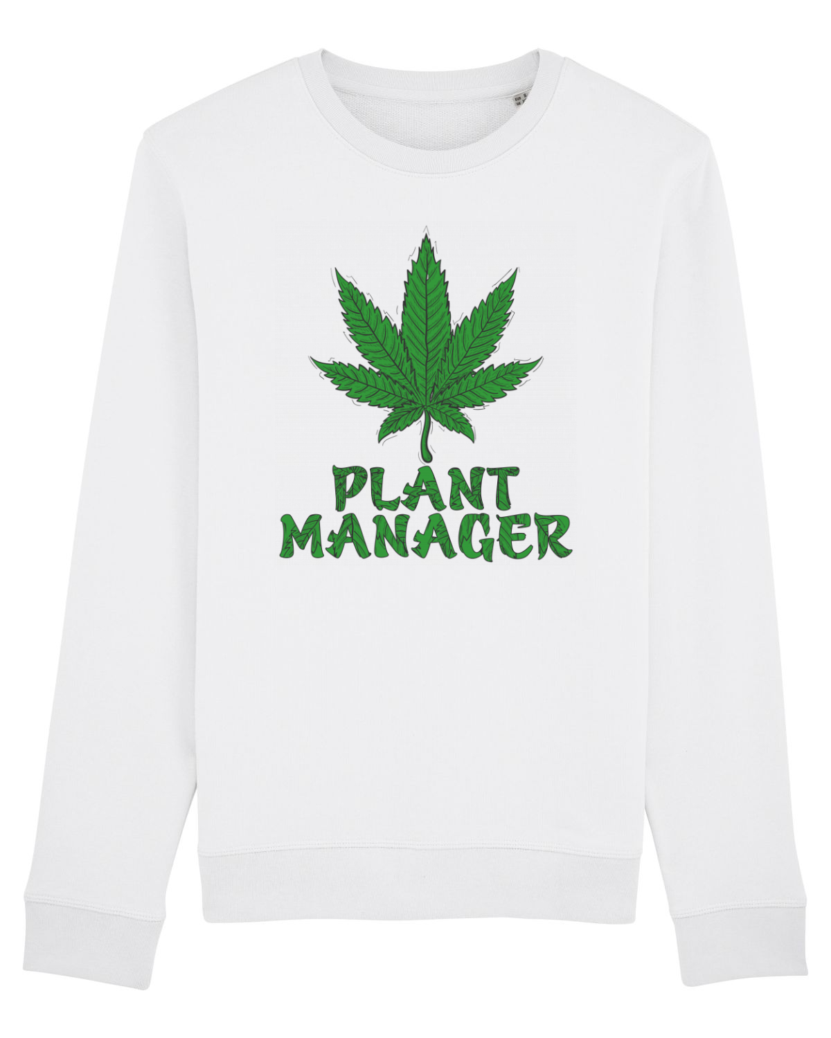Bluză mânecă lungă Unisex Rise White