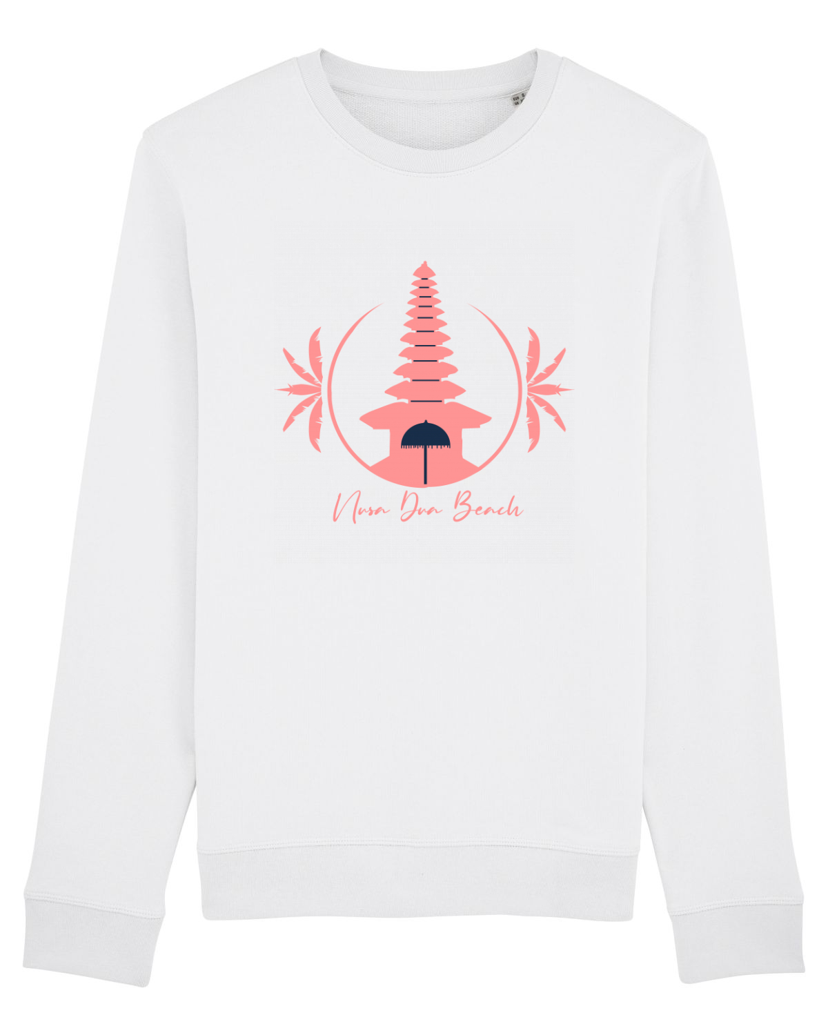 Bluză mânecă lungă Unisex Rise White