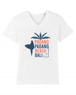 Padang Padang Beach Bali Tricou mânecă scurtă guler V Bărbat Presenter