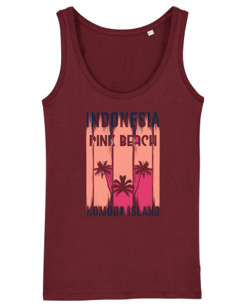 Pink Beach Indonesia Burgundy