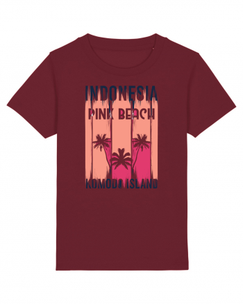 Pink Beach Indonesia Burgundy