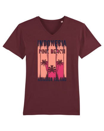 Pink Beach Indonesia Burgundy