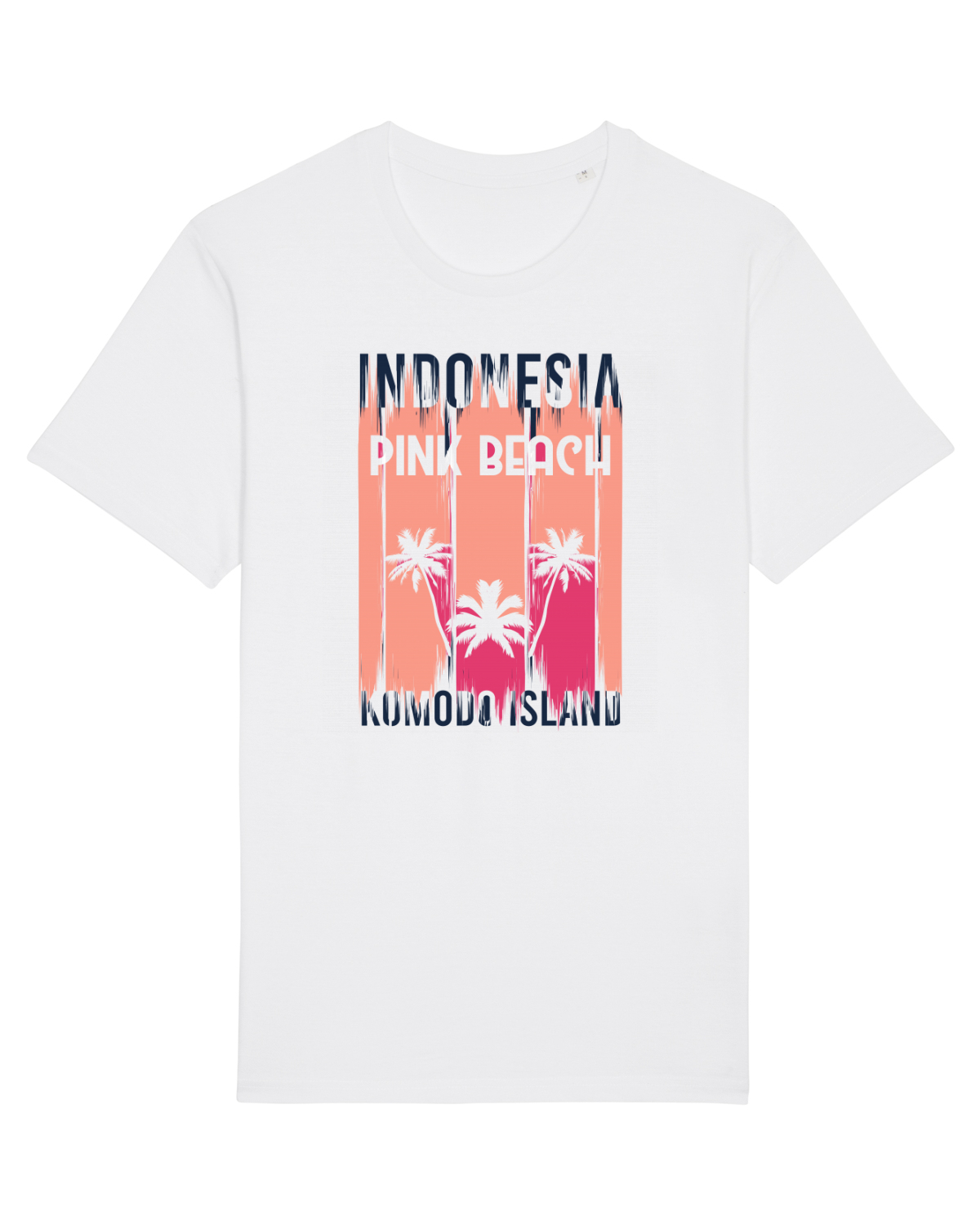 Tricou mânecă scurtă Unisex Rocker White