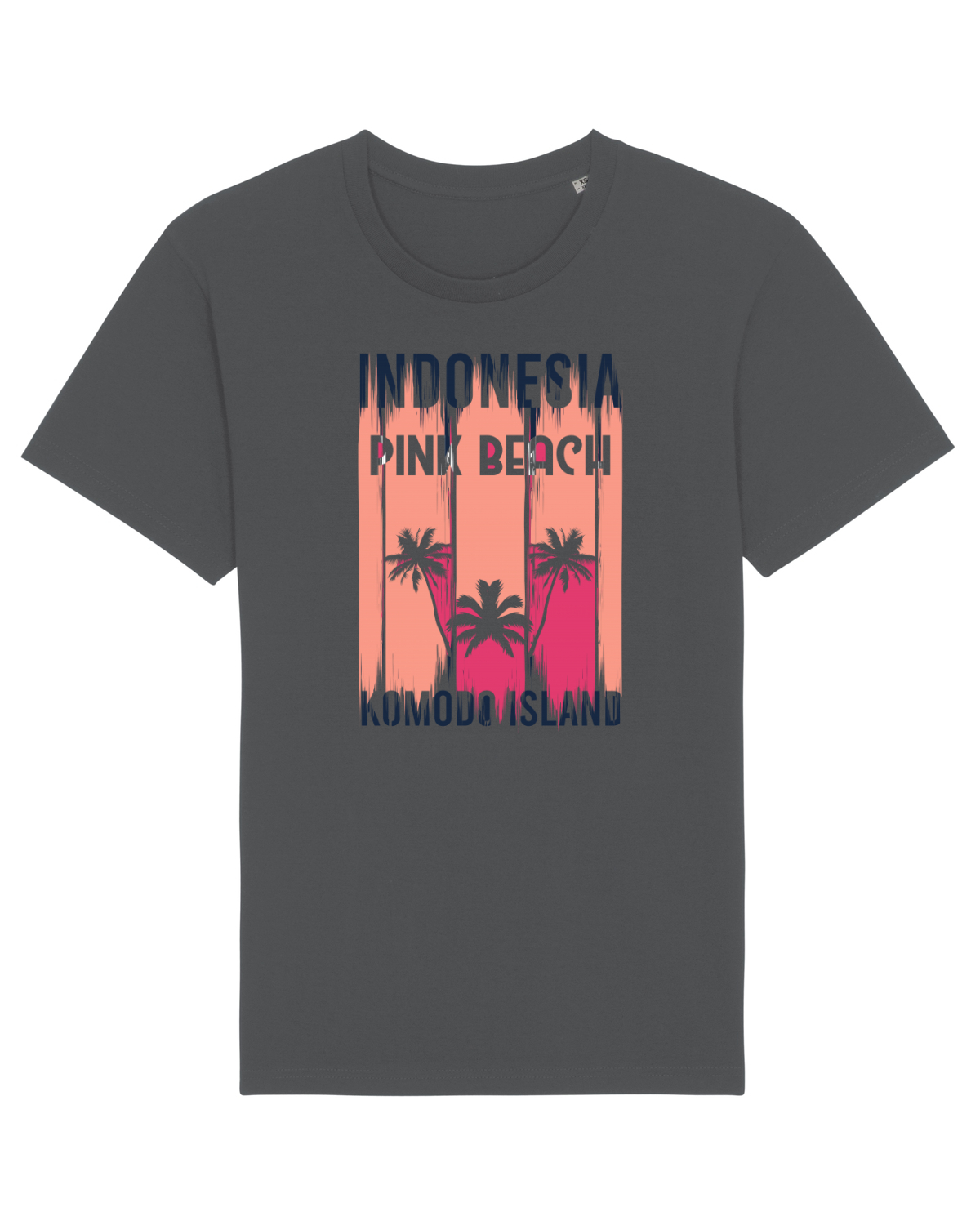 Tricou mânecă scurtă Unisex Rocker Anthracite