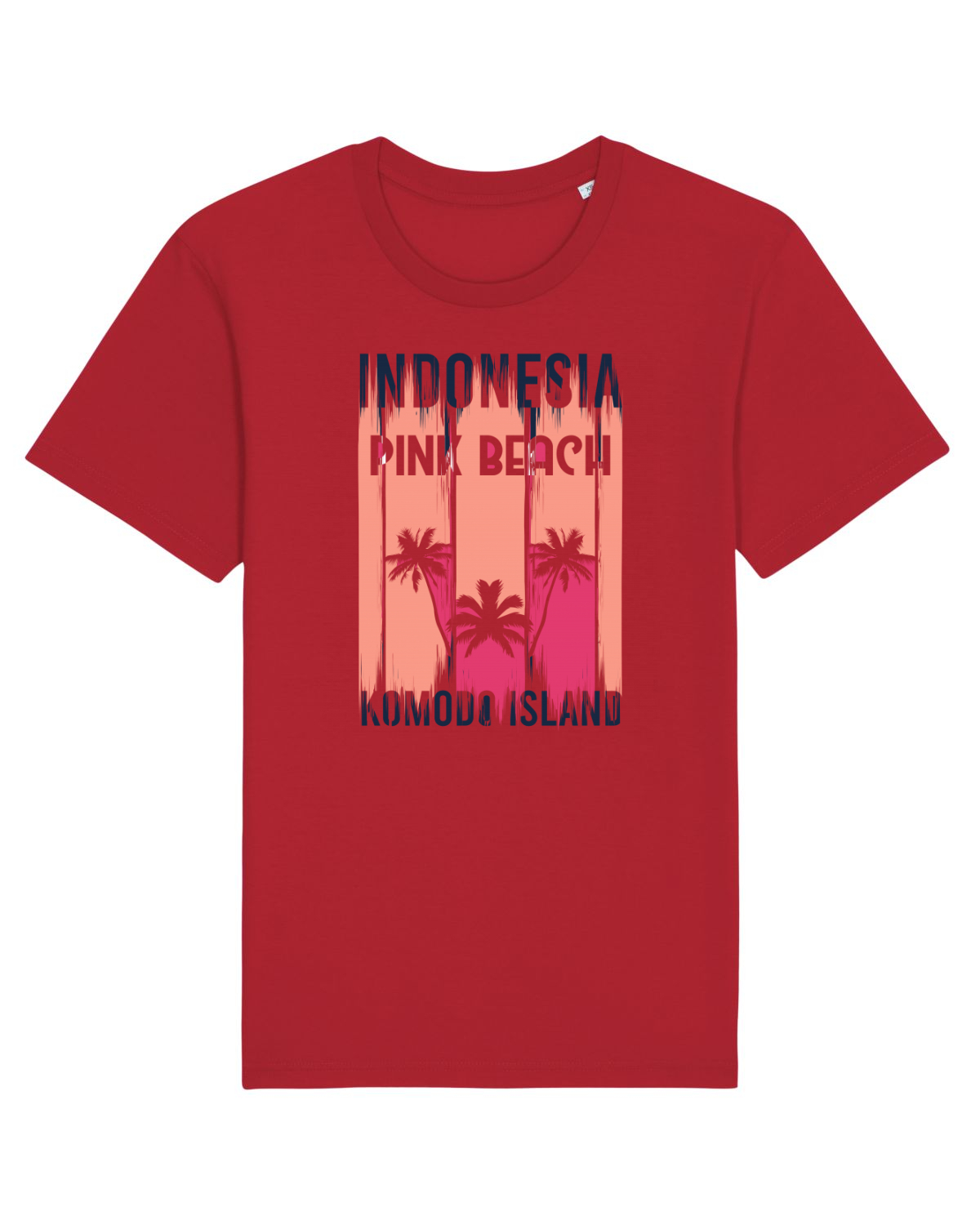 Tricou mânecă scurtă Unisex Rocker Red