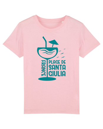 Plage de Santa Giulia France Cotton Pink