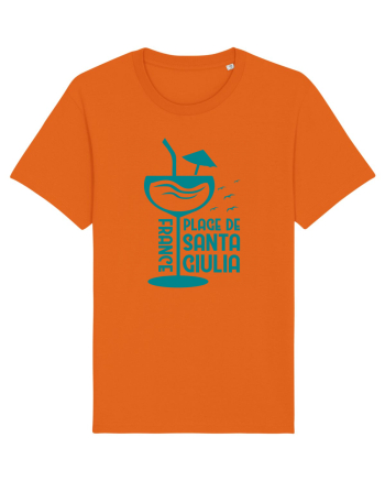 Plage de Santa Giulia France Bright Orange