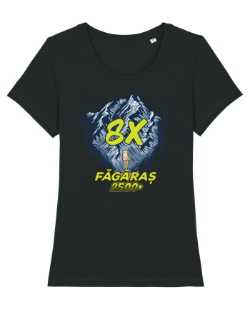 Pentru montaniarzi - Man vs mountain - Făgăraș 8x Black