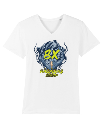 Pentru montaniarzi - Man vs mountain - Făgăraș 8x White