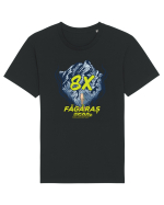 Pentru montaniarzi - Man vs mountain - Făgăraș 8x Tricou mânecă scurtă Unisex Rocker
