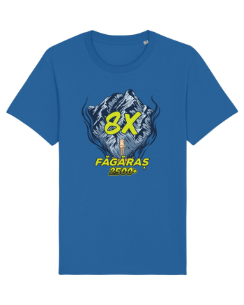 Pentru montaniarzi - Man vs mountain - Făgăraș 8x Royal Blue