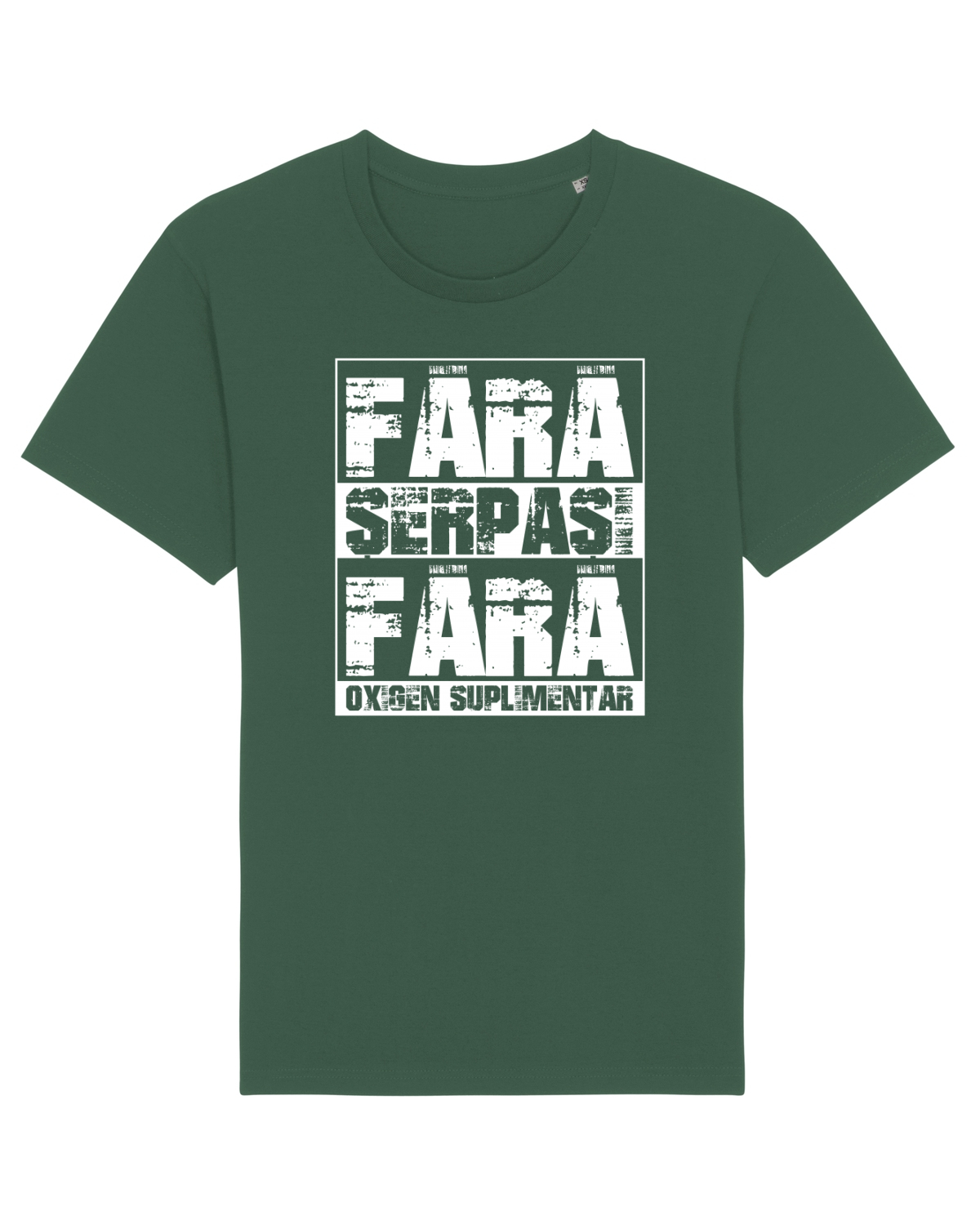 Tricou mânecă scurtă Unisex Rocker Bottle Green