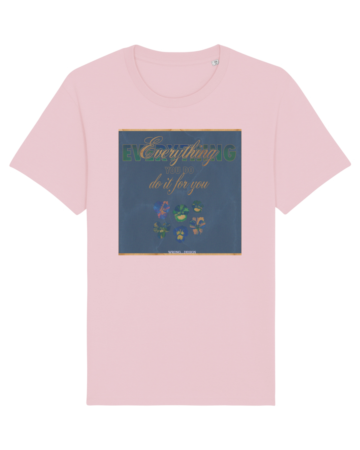 Tricou mânecă scurtă Unisex Rocker Cotton Pink