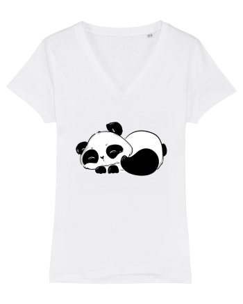 Sleepy Panda White