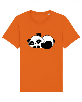 Sleepy Panda Bright Orange