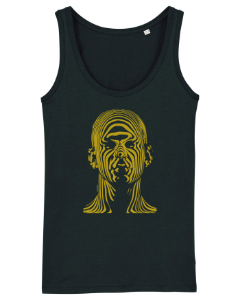 Shadow face, gold  Black