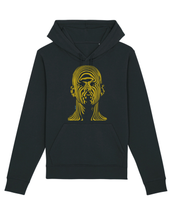 Shadow face, gold  Black