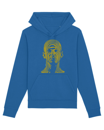 Shadow face, gold  Royal Blue