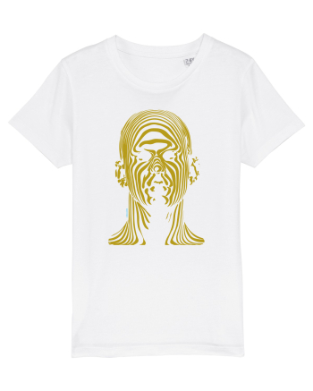 Shadow face, gold  White