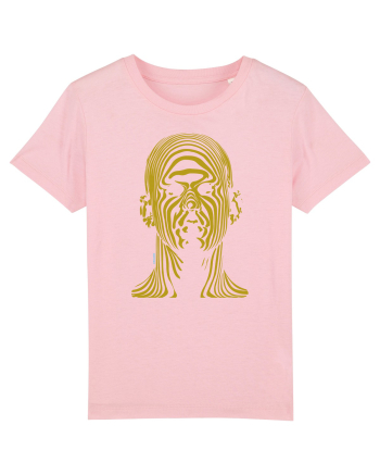 Shadow face, gold  Cotton Pink