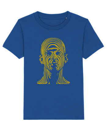 Shadow face, gold  Majorelle Blue