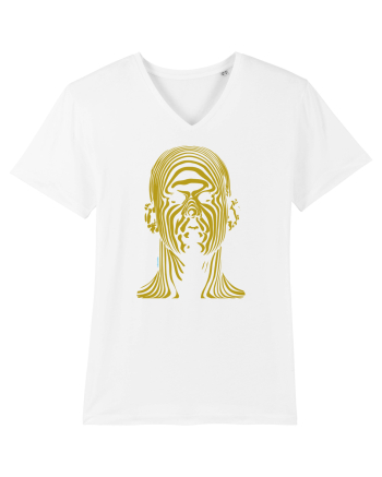 Shadow face, gold  White