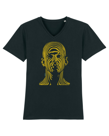 Shadow face, gold  Black