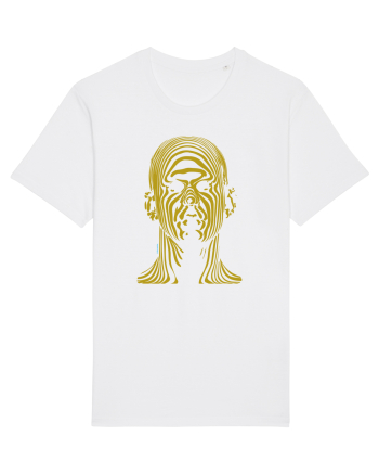 Shadow face, gold  White
