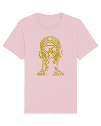 Shadow face, gold  Cotton Pink