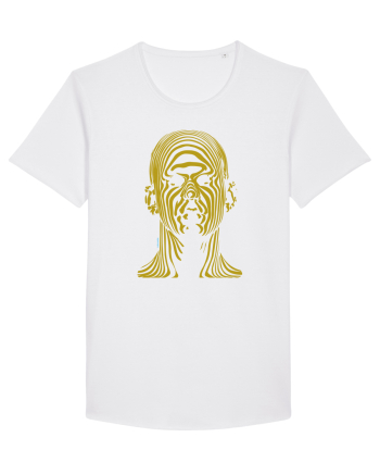 Shadow face, gold  White