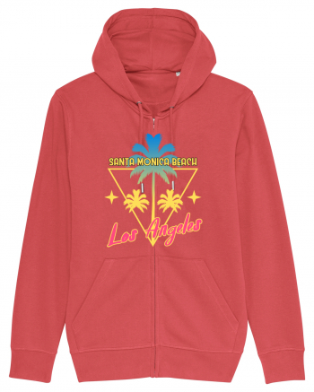 Santa Monica Beach Los Angeles Carmine Red