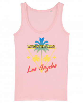 Santa Monica Beach Los Angeles Cotton Pink