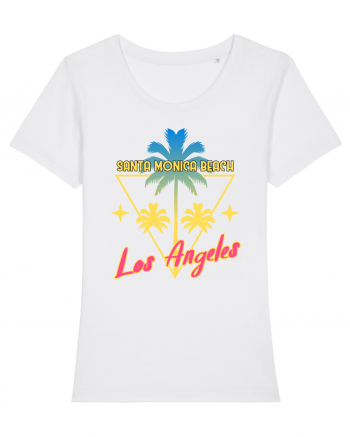 Santa Monica Beach Los Angeles White
