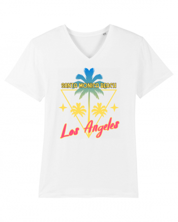 Santa Monica Beach Los Angeles White